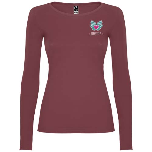 Extreme koszulka damska z długim rękawem Berry Red R12188U5 (1)