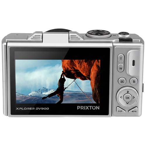 Prixton DV900 XPLORER aparat cyfrowy 4K  Srebrny 1PA19581 (2)