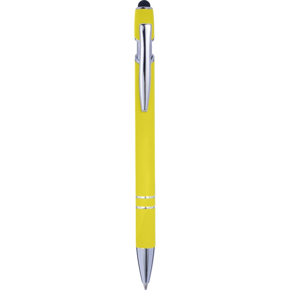 Długopis, touch pen żółty V1917-08 