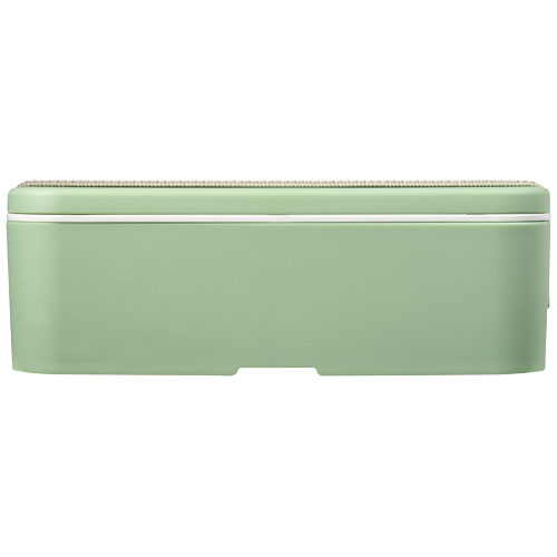 MIYO Renew jednoczęściowy lunchbox Szklany zielony-Kamienny szary 21018162 (2)