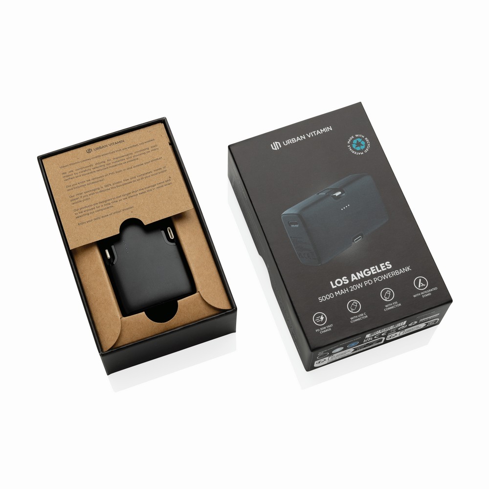 Power bank 5000 mAh Urban Vitamin Los Angeles Czarny P322.8501 (14)