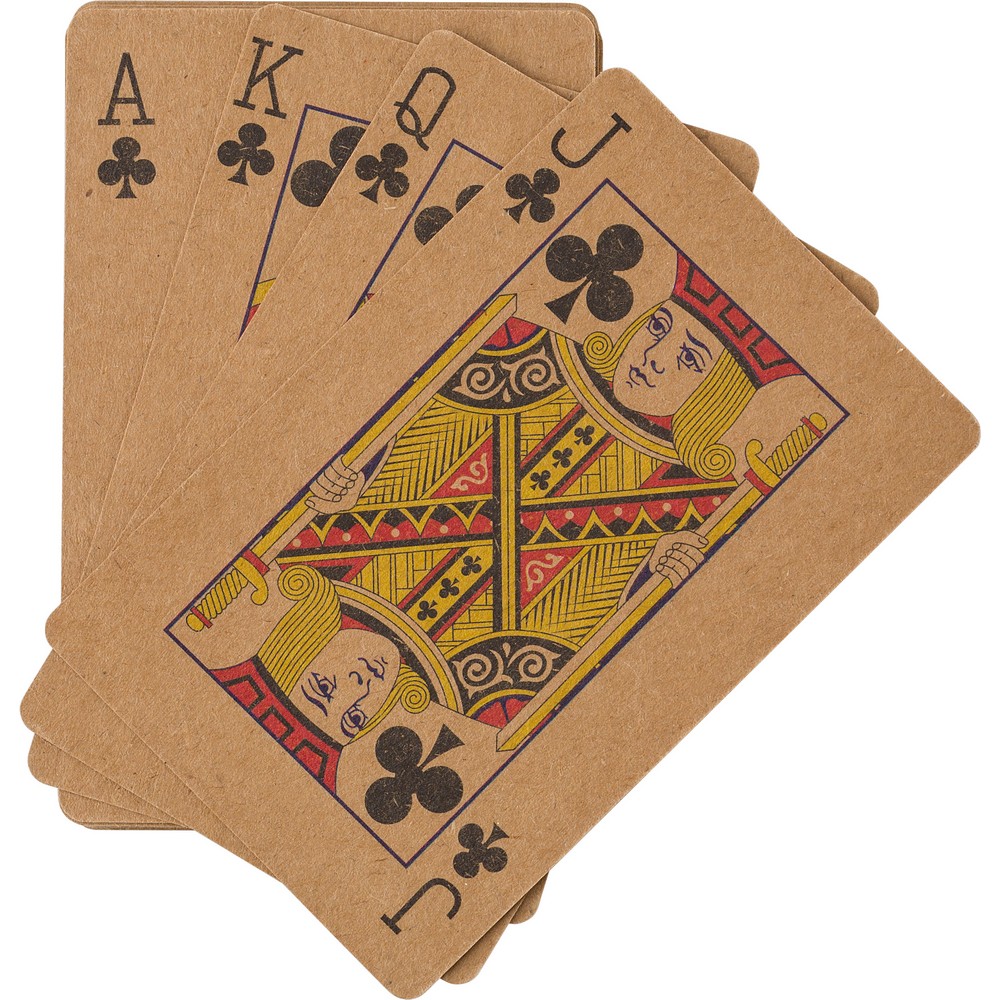 Karty do gry z papieru z recyklingu Brązowy V8306-16 (6)
