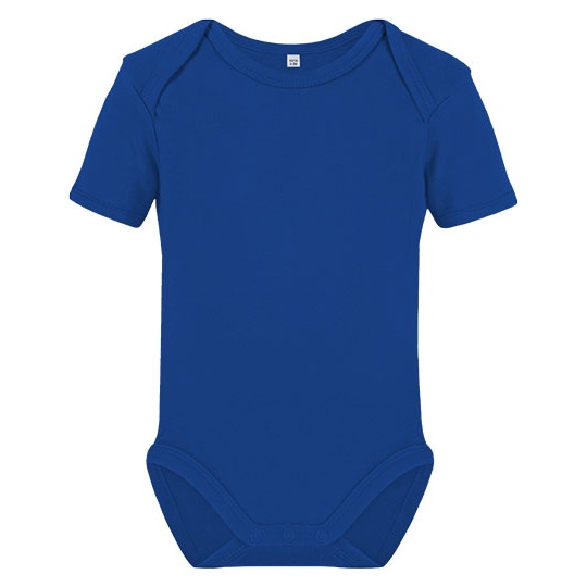Body Niemowlęce Krótki Rękaw Bawełna Organiczna Royal Blue X11120-599084 