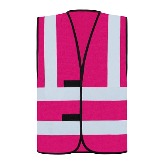 Kamizelka Klasyczna Odblaskowa Poliestrowa Magenta KX140-537504 