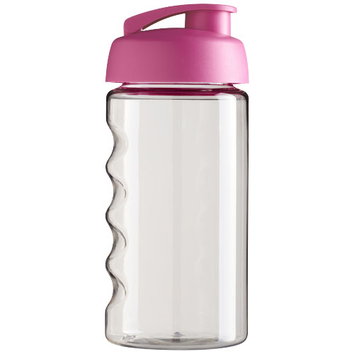 Bidon H2O Bop® o pojemności 500 ml z wieczkiem zaciskowym Przezroczysty-Różowy 21005008 (3)