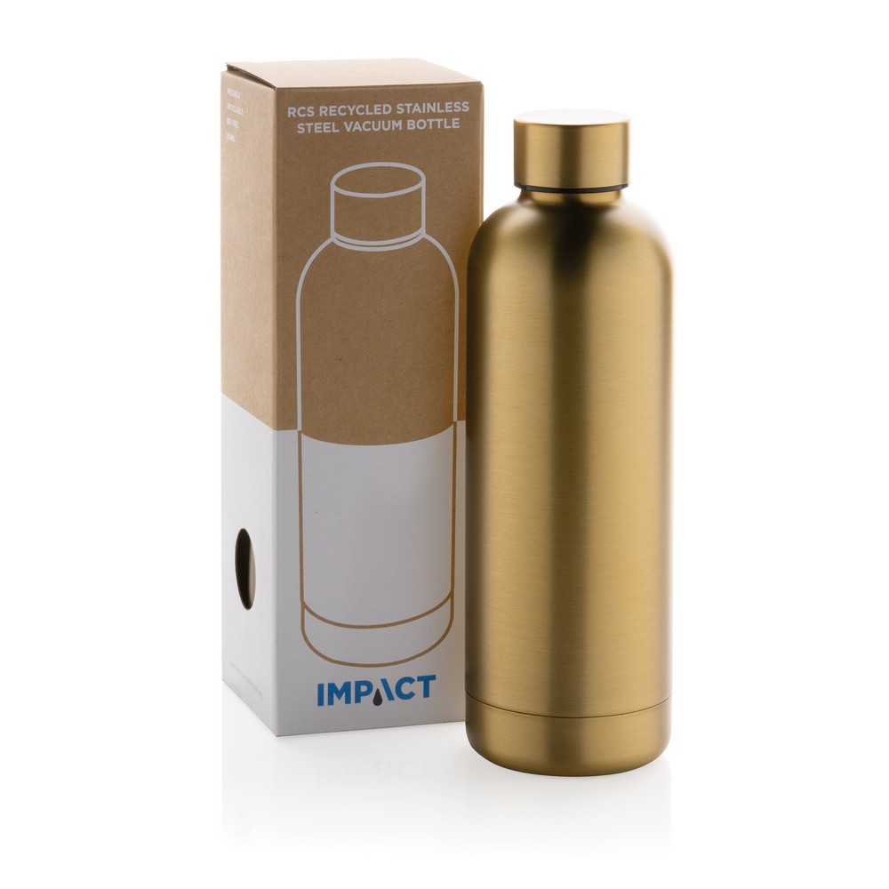Butelka termiczna 500 ml, stal nierdzewna z recyklingu Złoty P435.706 (6)