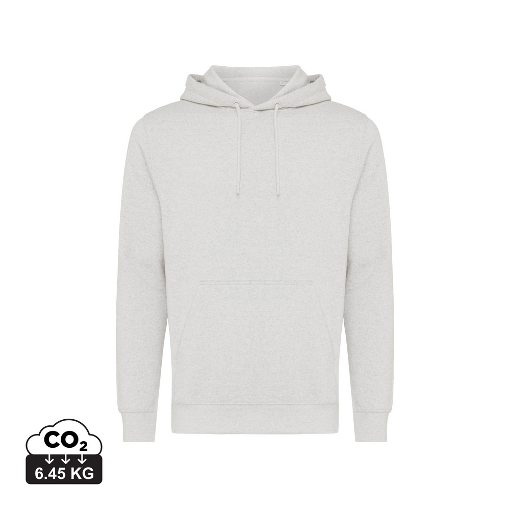 Lekka bluza z kapturem Iqoniq Rila, bawełna z recyklingu Szary T9404.032.4XL (4)