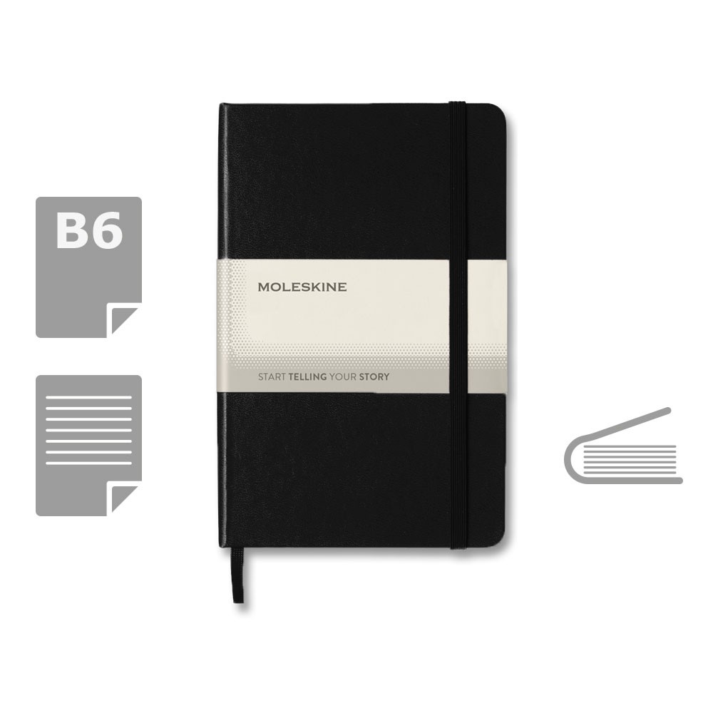 MOLESKINE Notatnik ok. B6 Czarny VM026-03 
