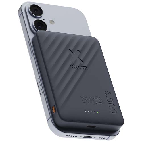 Xtorm Go2 powerbank o mocy 15 W i pojemności 5000 mAh z szybkim ładowaniem Środkowy niebieski 12460252 (1)