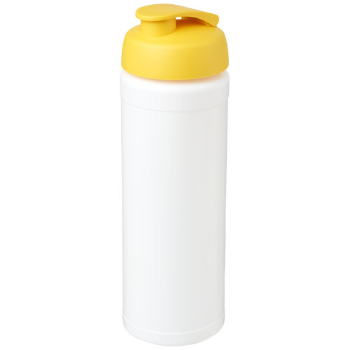 Bidon Baseline® Plus o pojemności 750 ml z wieczkiem zaciskowym i uchwytem Biały-Żółty 21007410 