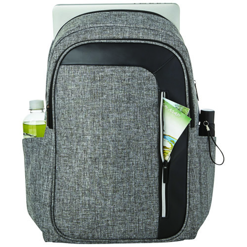 Plecak na laptop 15" Vault RFID Melanż szary-Czarny 12021701 (4)
