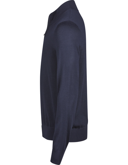 Sweter Rozpinany Dopasowany Welna Poliakryl Black TJ6012-999418 (4)