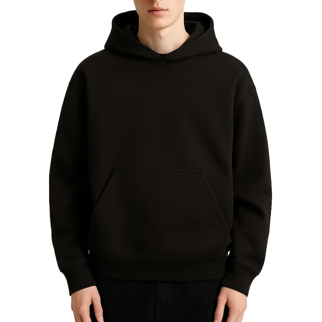 Bluza Oversize Unisex Czarny 6BO-701870 (1)