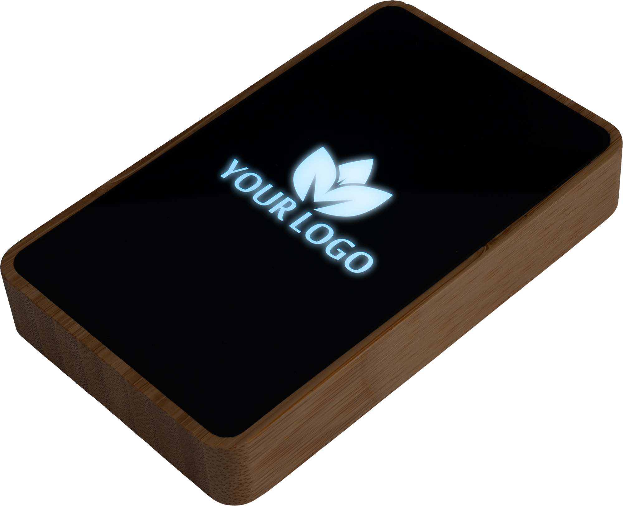 Power bank z podświetlanym logo 5000 mAh Beżowy EG061713 (6)