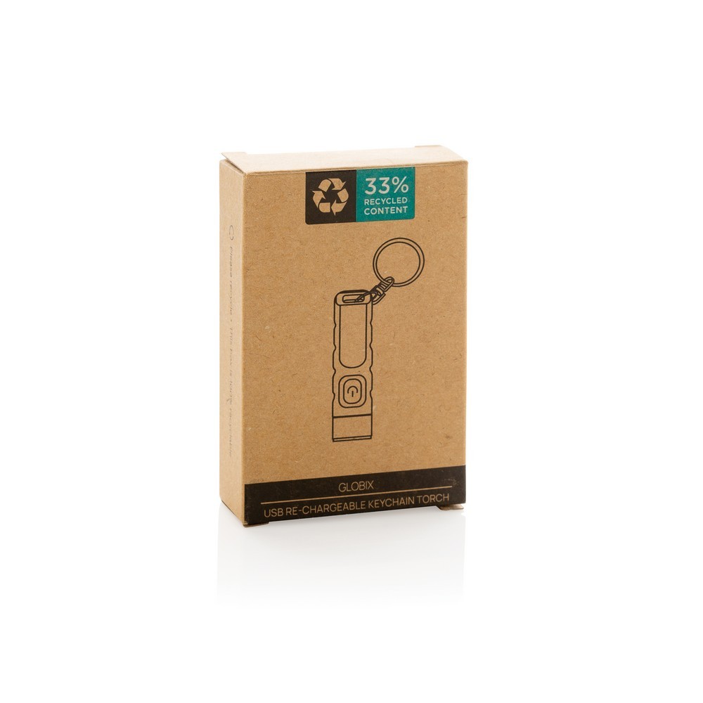 Brelok do kluczy Globix, latarka Czarny P514.0201 (2)