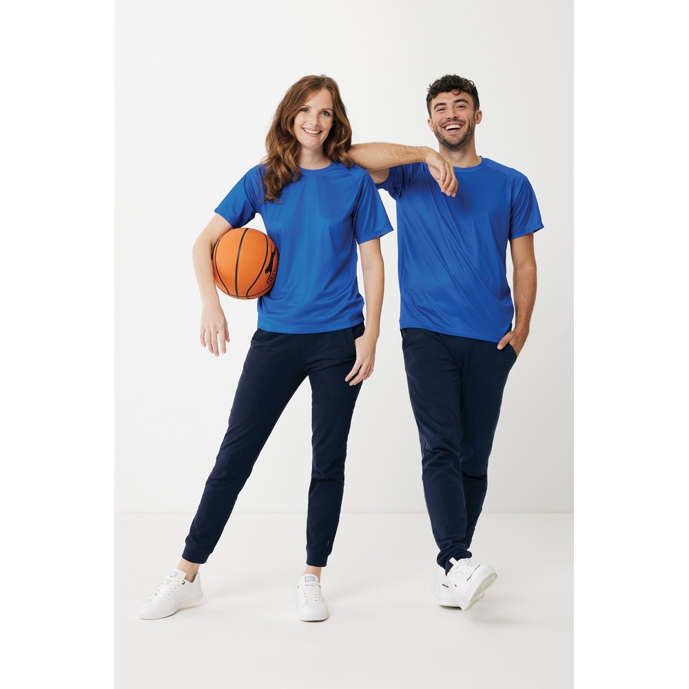 Koszulka sportowa Iqoniq Tikal, poliester z recyklingu Niebieski T9102.025.4XL (4)