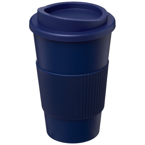 Americano® 350 ml termoizolowany kubek z uchwytem Ciemny niebieski 22000255 
