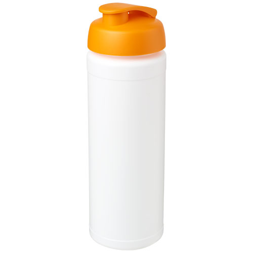 Bidon Baseline® Plus o pojemności 750 ml z wieczkiem zaciskowym i uchwytem Biały-Pomarańczowy 21007407 