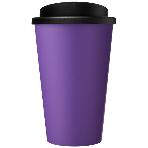 Kubek termiczny americano® o pojemności 350 ml z materiałów pochodzących z recyklingu Fioletowy-Czarny 21069137 (2)