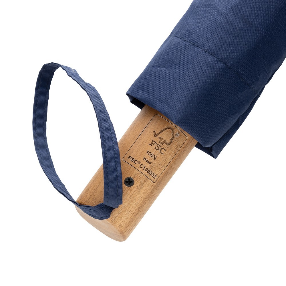 Mały parasol automatyczny 21" Kaycey AWARE™ RPET Niebieski P850.7025 (4)