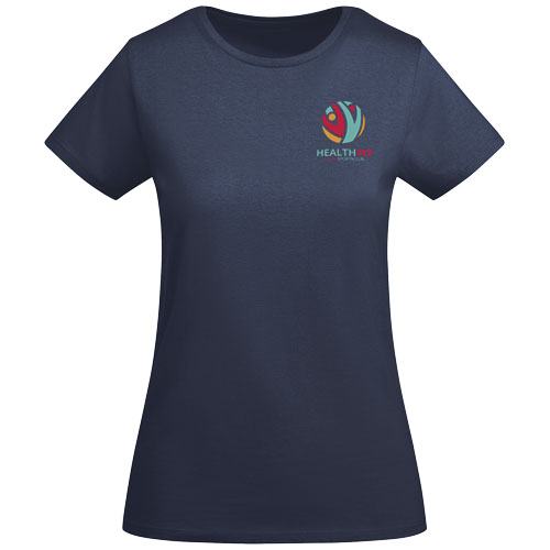 Breda koszulka damska z krótkim rękawem Navy Blue R66991R5 (1)
