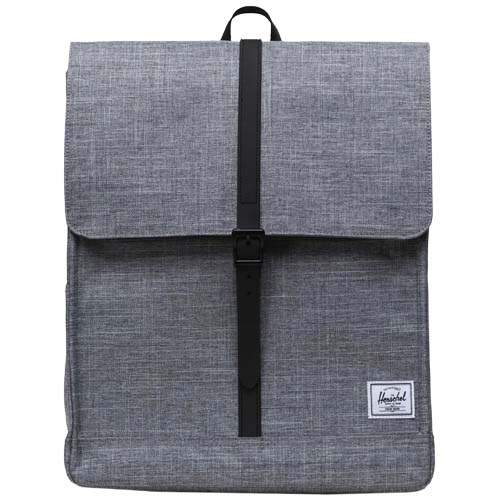 Herschel City plecak z materiałów z recyklingu o pojemności 16 l Melanż szary 12075380 (2)