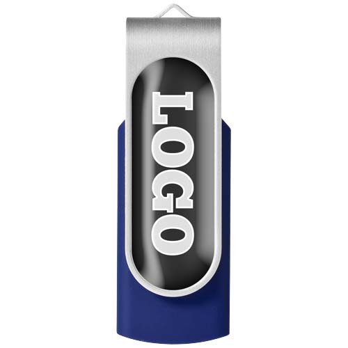Rotate pendrive wyposażony w interfejs USB 3.0 z wypukłym nadrukiem Niebieski 1Z50991K (3)