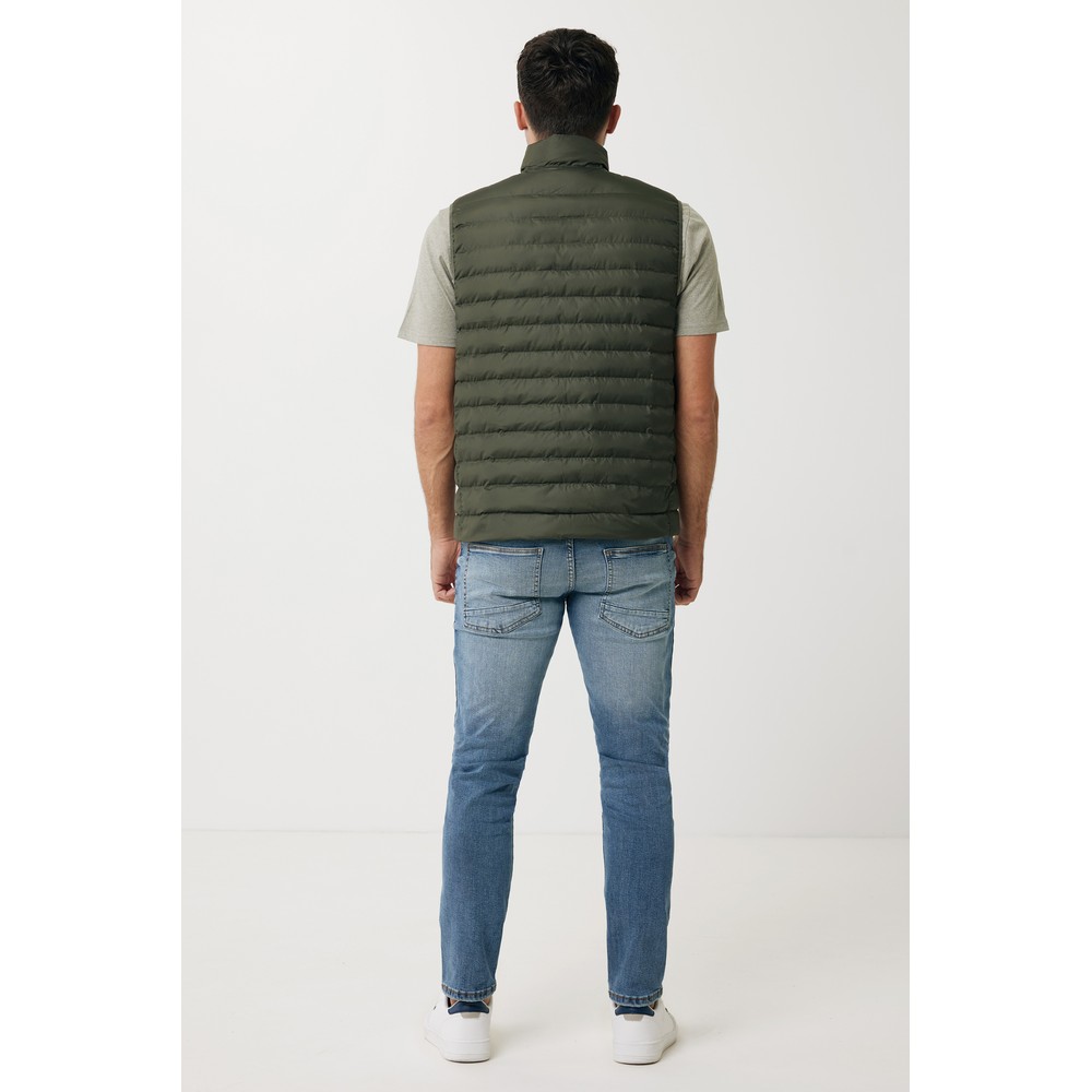 Męski bezrękawnik Iqoniq Meru, poliester z recyklingu Khaki T1702.020.L (6)