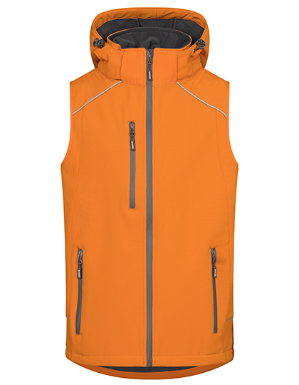Kamizelka Męska Softshell Wodoodporna Orange E7840-495415 