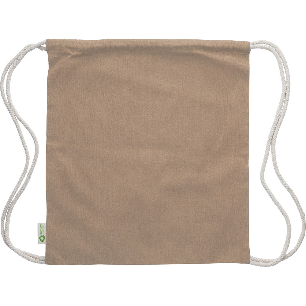 Worek ze sznurkiem z bawełny Khaki V2193-25 (1)