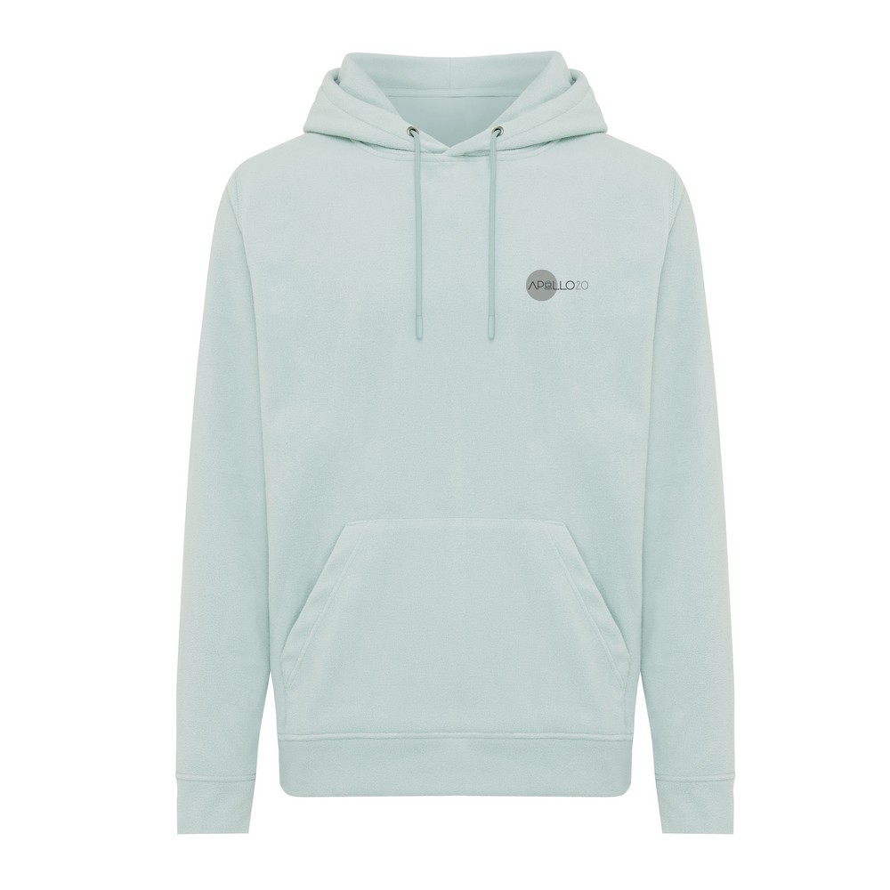 Bluza z kapturem z mikropolaru Iqoniq Trivor, RPET Zielony T9403.023.L (14)