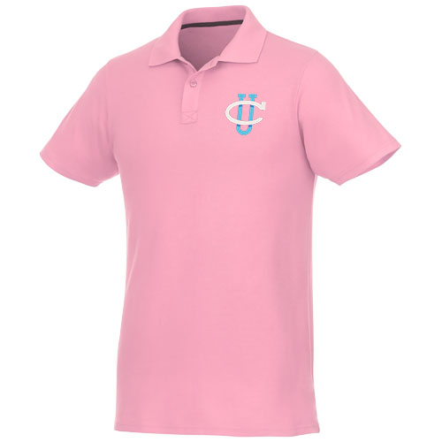 Helios - koszulka męska polo z krótkim rękawem Jasnoróżowy 38106230 (1)