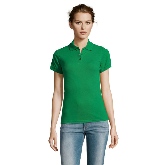 PRIME Damskie POLO 200g Zielony S00573-KG-S 