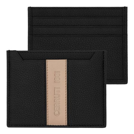 Gadżet reklamowy - Etui na karty Delano Taupe & Black