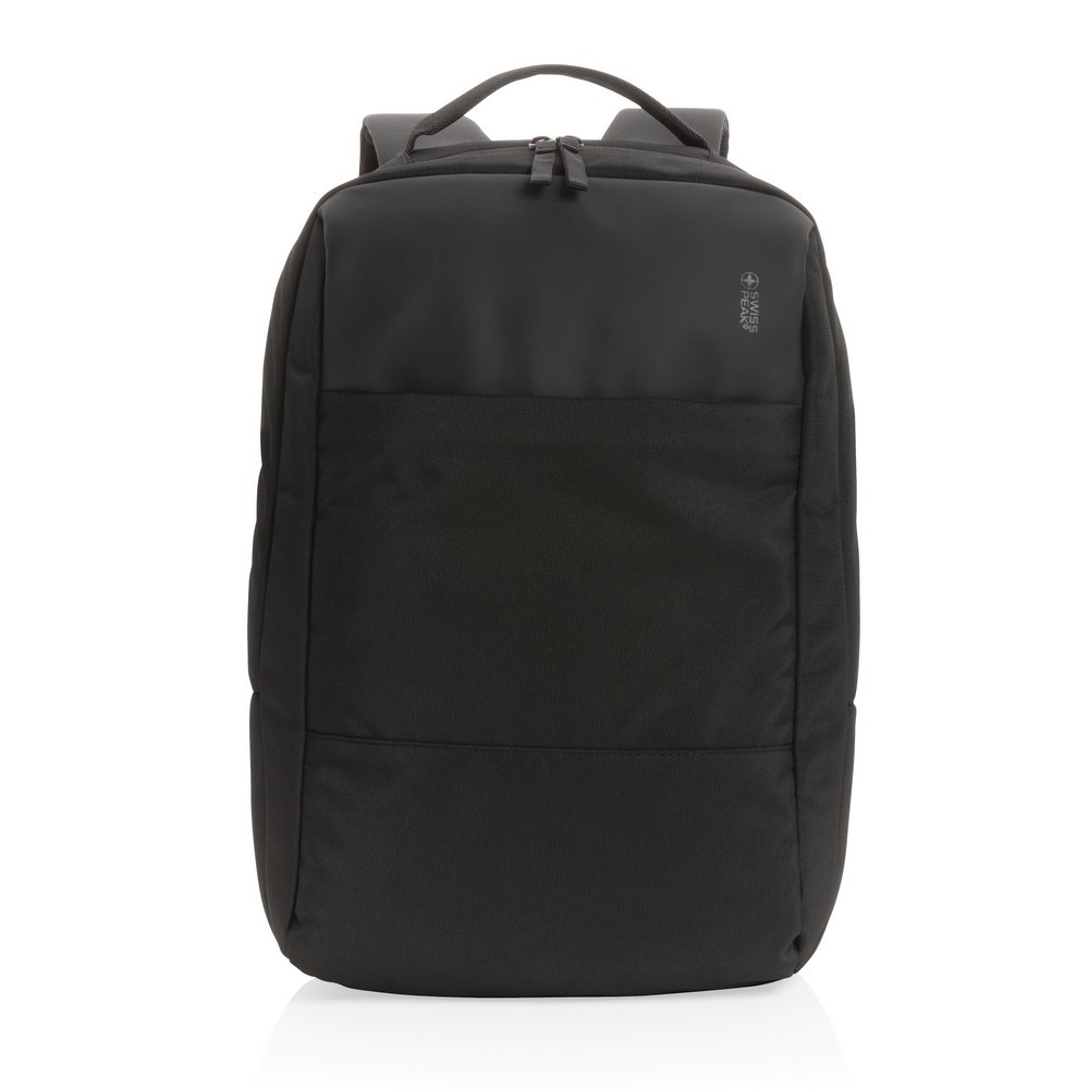 Plecak na laptopa 15,6" Swiss Peak AWARE™ RPET Czarny P762.741 (1)