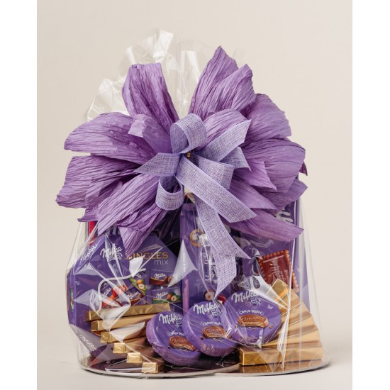 Kosz prezentowy - Milka Fioletowy CU-KP004 