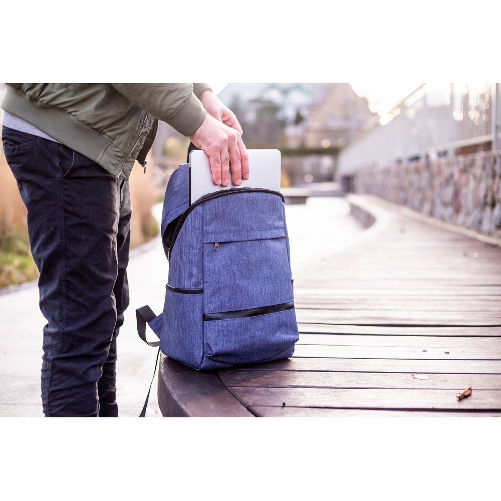 Plecak na laptopa 15,6" RPET B'RIGHT | Reggie Szary V0854-19 (9)