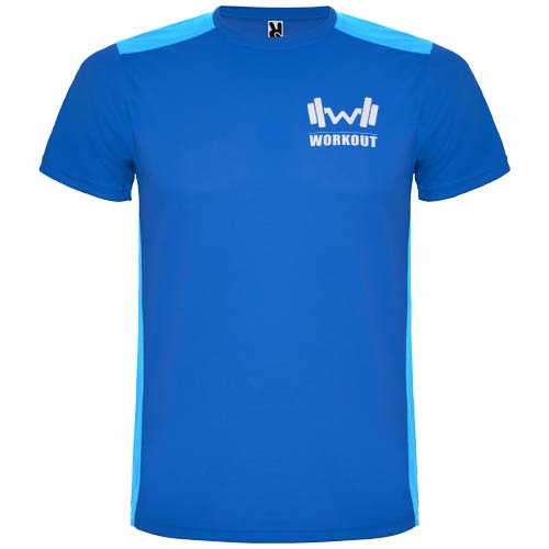 Detroit sportowa koszulka unisex z krótkim rękawem Królewski niebieski R66529L1 (1)