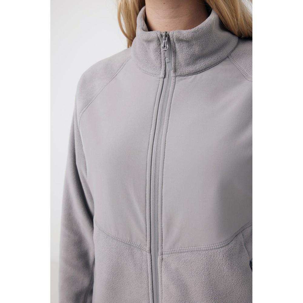 Kurtka z mikropolaru Iqoniq Talung, poliester z recyklingu Szary T9603.027.XXL (6)