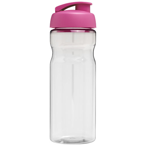 Bidon H2O Base® o pojemności 650 ml z wieczkiem zaciskowym Przezroczysty-Różowy 21004508 (3)