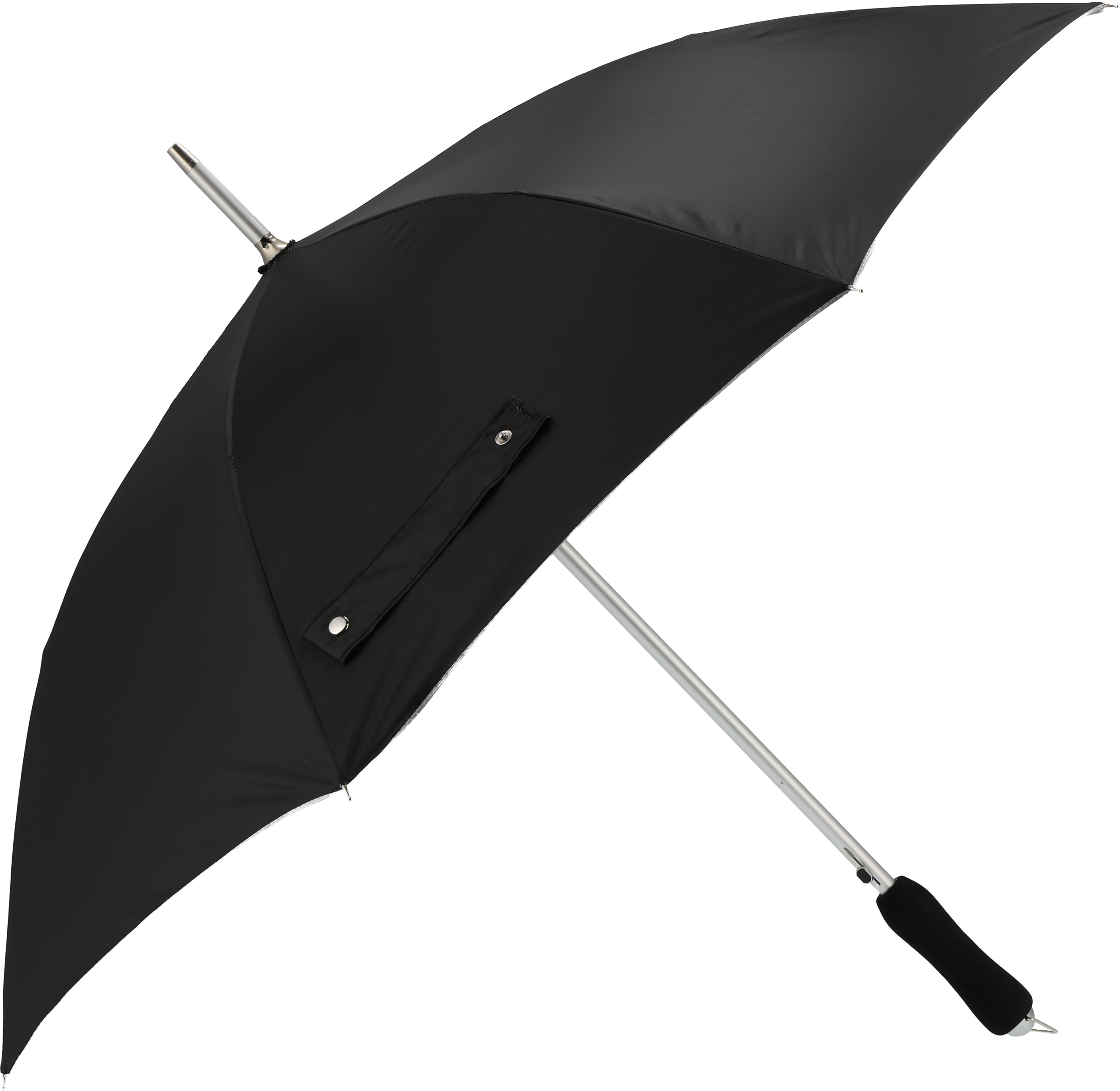 Parasol automatyczny z filtrem UV Ø106 cm AVIGNON Czarny 520203 (1)