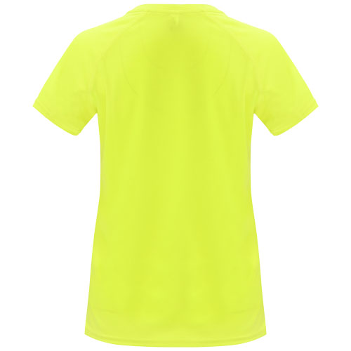 Bahrain sportowa koszulka damska z krótkim rękawem Fluorescencyjny żółty R04081C1 (2)