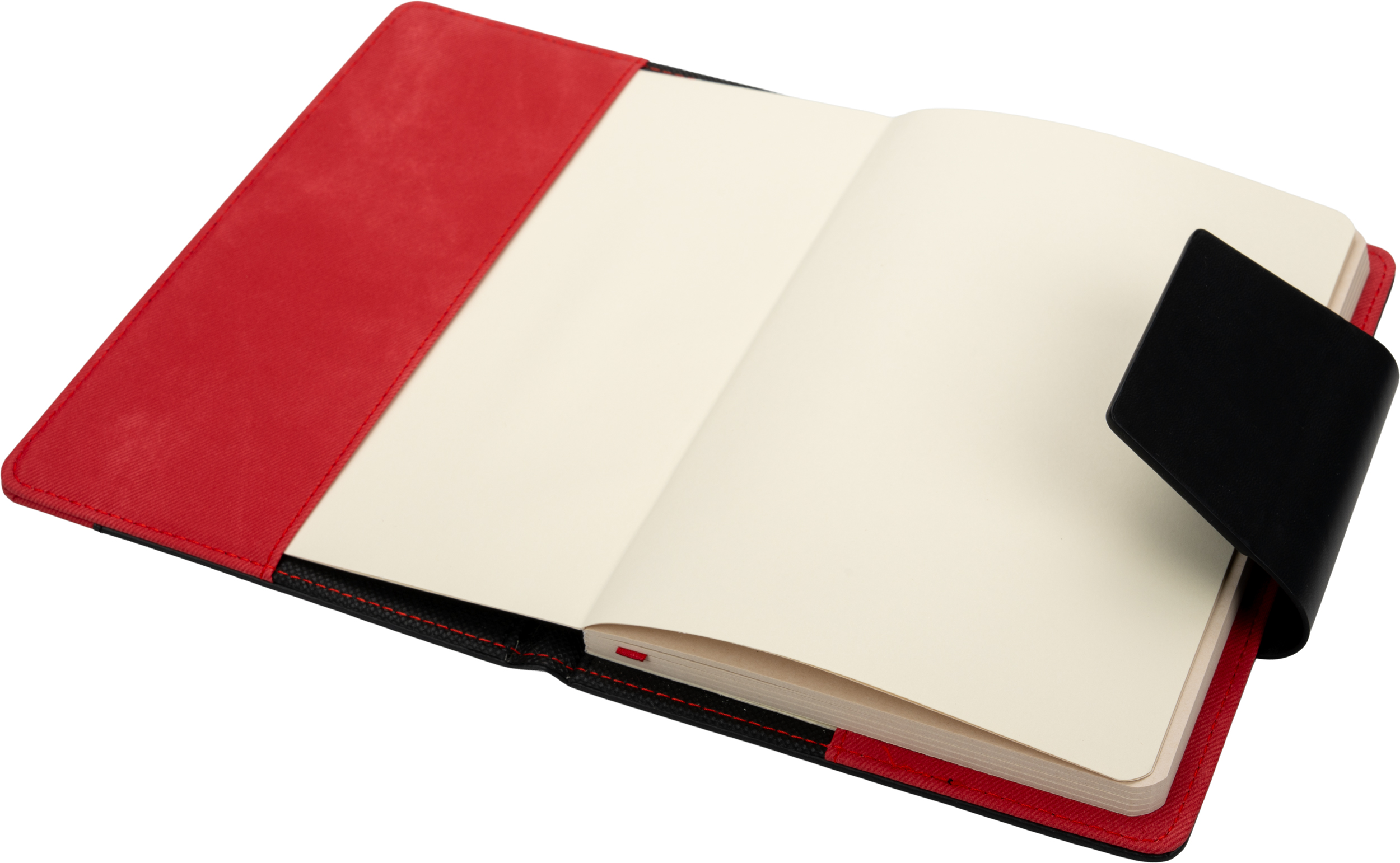 Notes A5 w linie z PU z recyklingu ASUNCION Czerwony 422905 (2)