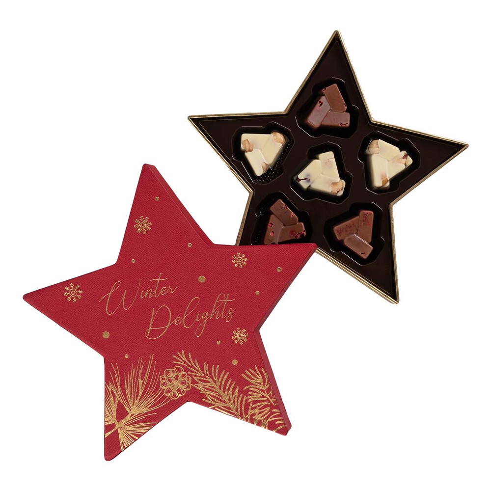 Zestaw Czekoladek Red Christmas Star Wielokolorowy S0843/XM 