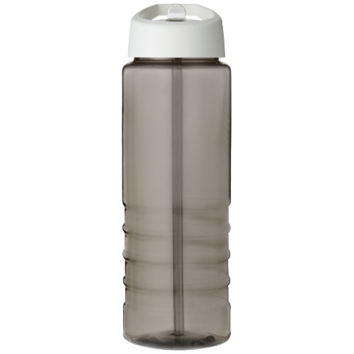 H2O Active® Eco Treble bidon z pokrywką z tutką o pojemności 750 ml  Węgiel drzewny-Biały 21048201 (2)