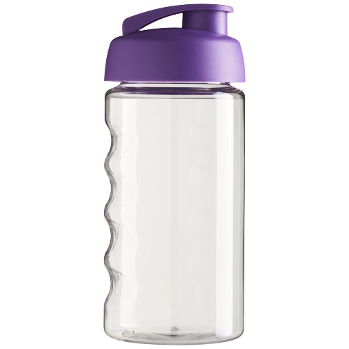 Bidon H2O Bop® o pojemności 500 ml z wieczkiem zaciskowym Przezroczysty-Fioletowy 21005009 (3)