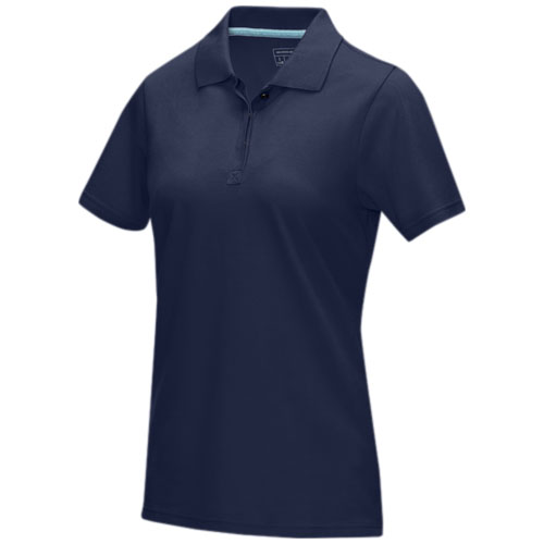 Damska organiczna koszulka polo Graphite z certyfikatem GOTS Granatowy 37509492 