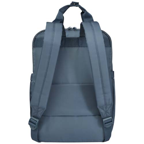 Trip Aware™, plecak na laptopa 14 cali wykonany z materiałów z recyklingu, 9 l Szaroniebieski 12076255 (3)