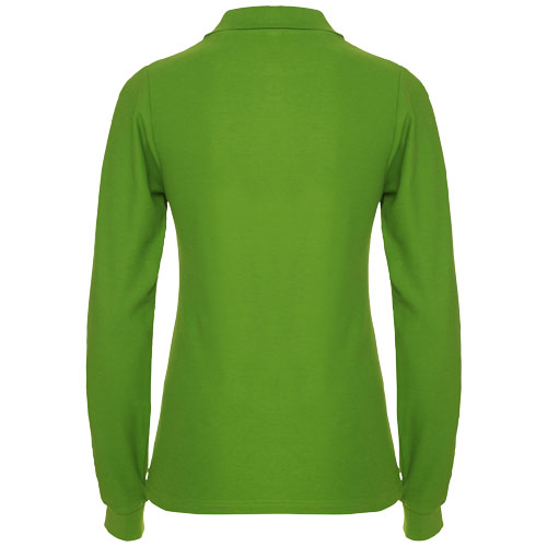 Estrella koszulka damska polo z długim rękawem Grass Green R66365C5 (2)
