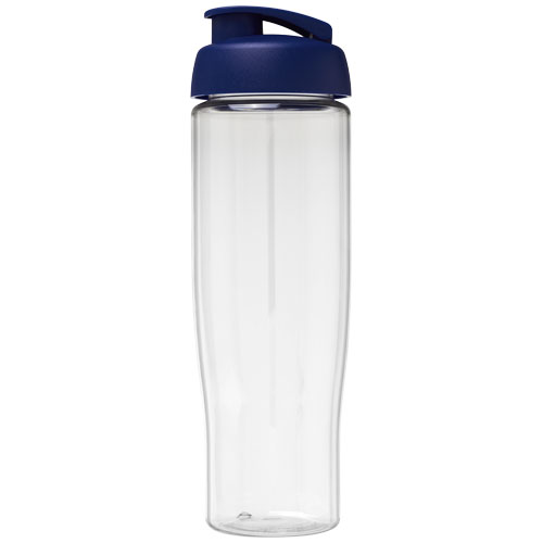 Bidon H2O Tempo® o pojemności 700 ml z wieczkiem zaciskowym Przezroczysty-Niebieski 21004002 (2)